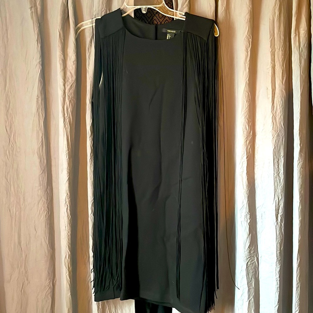 Forever21 mini dress with fringe detail